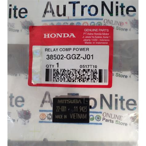 Relay Assy Comp POWER Micro 5 Pin Mitsuba 38502 GGZ J01 Ori Honda Genio