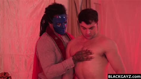 Masked Black Man Explores Teens Ass And Fucks Him Anal