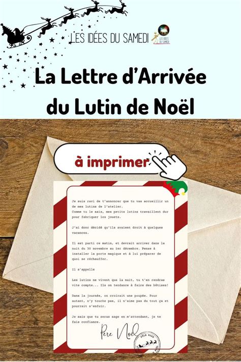 La lettre d arrivée du lutin farceur Lutins farceurs Lutin Lutin de