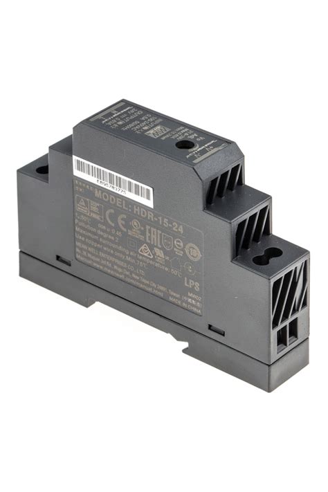 Mean Well HDR-15-24 15W Yeni Seri Ray Montaj