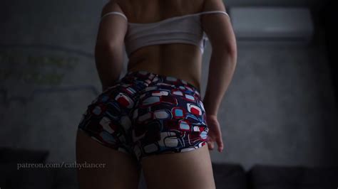 Sexy Brunette Shaking Ass