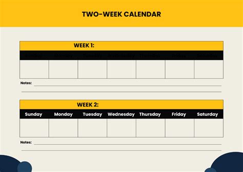 week calendar template edit    templatenet