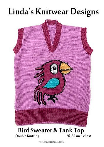 Ravelry Parrot Bird Sweater Pattern By Linda Moorhouse