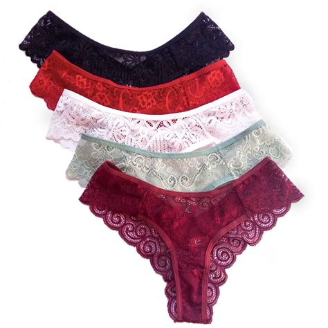 Kit 5 calcinhas de Renda Jade para Revenda de Lingerie e Moda Intima na PROMOÇÃO Shopee Brasil