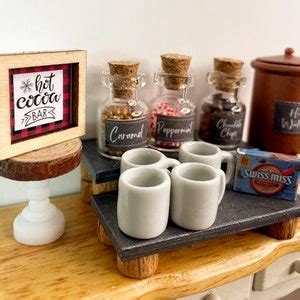 Dollhouse Cocoa Dollhouse Hot Chocolate Miniature Cocoa Miniature