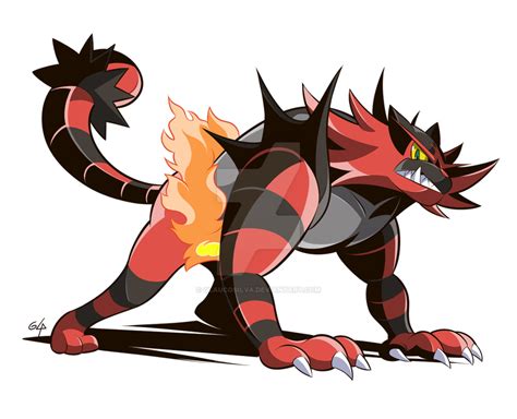 incineroar pokemon starter evolution wrestling fire type fierce png