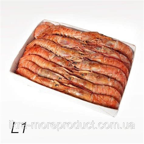 Креветки Королевские с Головой Лангустины L( 10/20 Штук на Кг) — Купить ...