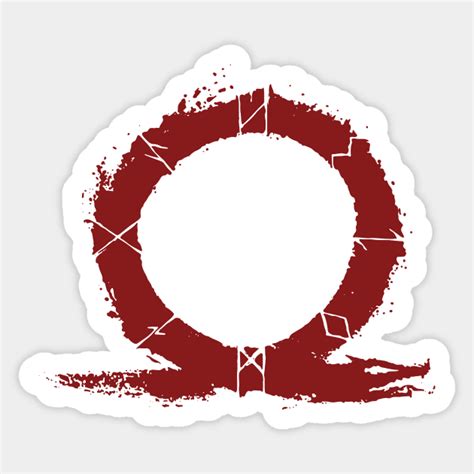God Of War Vector Logo God Of War Sticker Teepublic