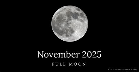 November 2025 Full Moon: The Full Beaver Moon - Fullmoonology