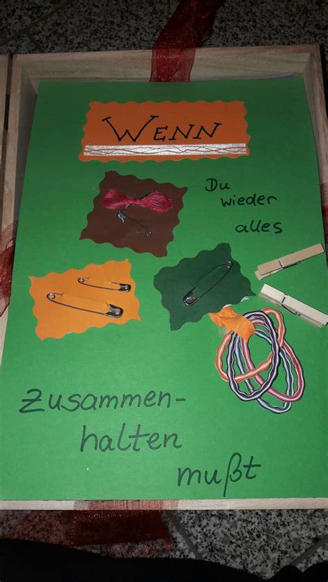 Pin Auf Wenn Box In Buch Geschenke Geburtstag Geschenke Selber