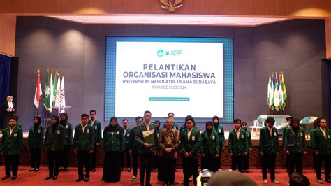 Pelantikan Dan Serah Terima Jabatan Pengurus Organisasi Mahasiswa