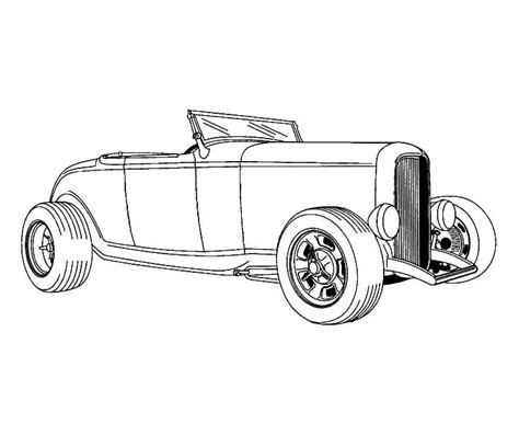 Hot Rod Free Printable Coloring Pages Coloring Cool