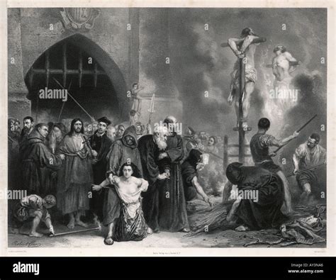 Inquisition Auto Da Fe Stock Photo 5544357 Alamy