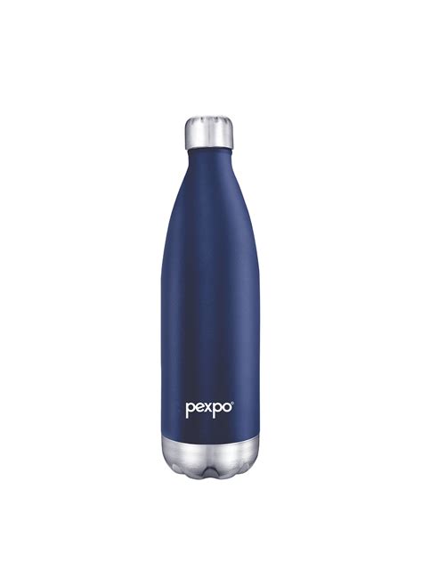 Buy Pexpo Electro Blue Isi Certified Thermosteel Hrs Hot Cold Flask Water Bottle Ml