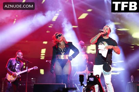 Ashanti Sexy Seen Flaunting Her Hot Curves At The Essence Festival Of