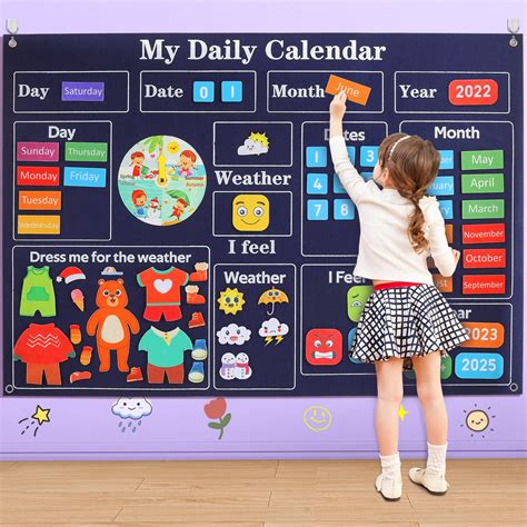 Days Of The Week Chart For Classroom