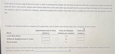 Solved Pls Help Suppose That Ciana Is Deciding Whether Or