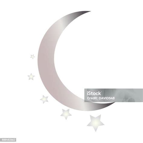 Bentuk Bulan Abstrak Ilustrasi Stok Unduh Gambar Sekarang Air Alam