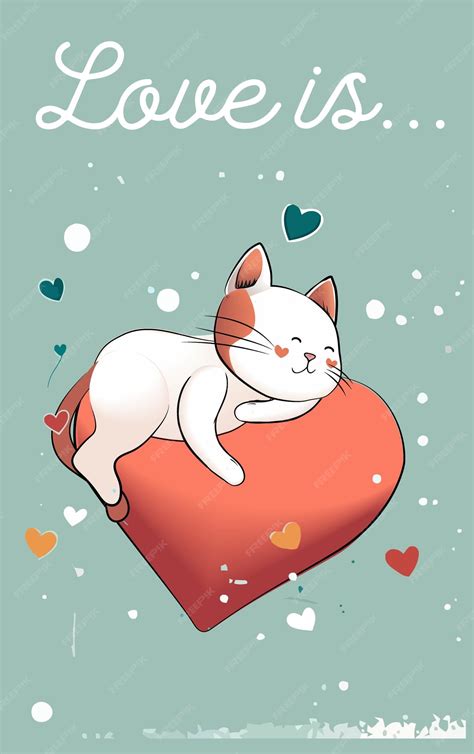 Ilustração de casal de desenhos animados no dia dos namorados. amor ...