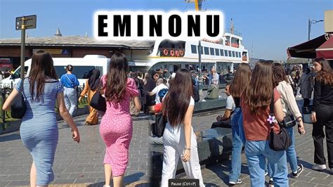 Istanbul Emin Onu Walking Tour K Hdr Youtube