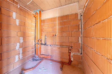Construction Site Of Bathroom New Bathroom Under Construction