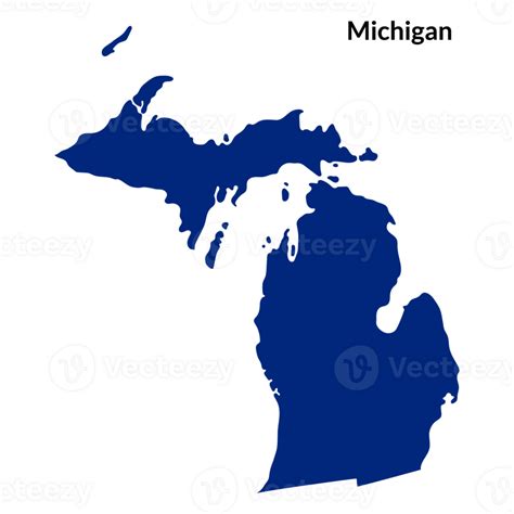 Michigan Map Map Of Colorado Usa Map 32160159 Png