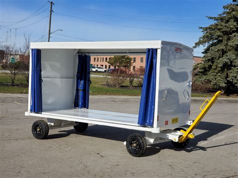 Closed Steel Baggage Carts