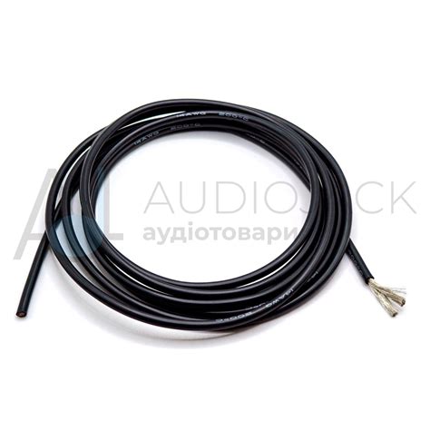 Кабель питания монтажный силиконовый 14AWG, 1C х 2.0мм2, гибкий, 1м ...
