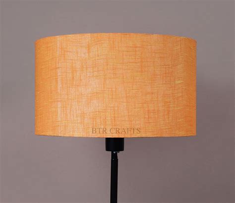 Buy Drum Lampshade For Table Lamp 14 Inches Orange At 22 OFF Online