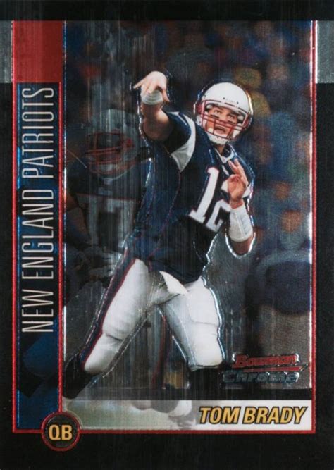 2002 Bowman Chrome Tom Brady 99 Football VCP Price Guide