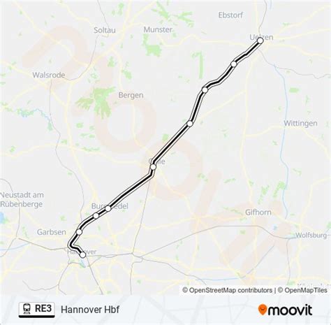 Re Route Fahrpl Ne Haltestellen Karten Hannover Hbf Aktualisiert