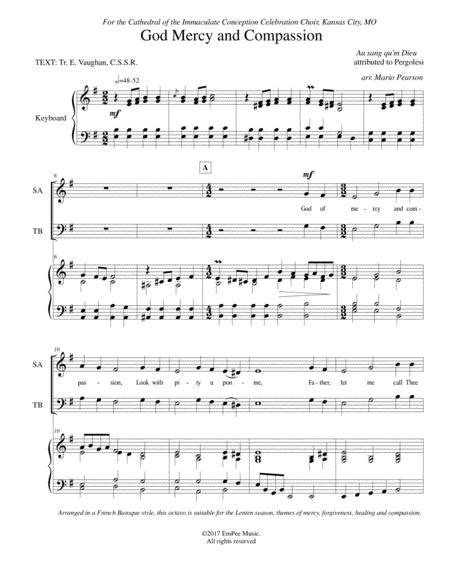 God Of Mercy And Compassion Sheet Music PDF Download - coolsheetmusic.com