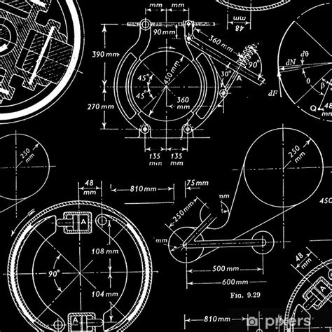 Poster Technical Drawing Pixersuk