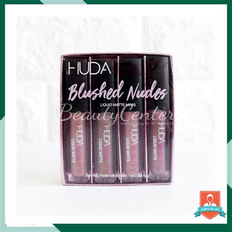 Jual Huda Beauty Liquid Matte Minis Blushed Nudes Lip Matte Lip