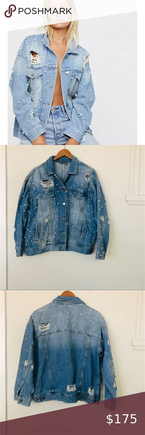 Free People Sunday Funday Trucker Jean Jacket Posh Style Jean Jacket