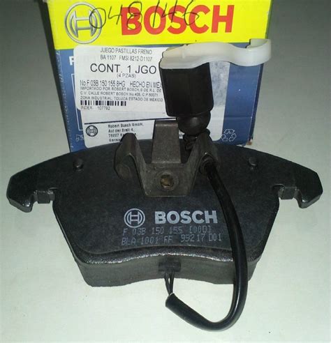 Balatas Bosch Vw Bora 2 5 Sport Gli Tdi Gti Calidad Premium 899 00