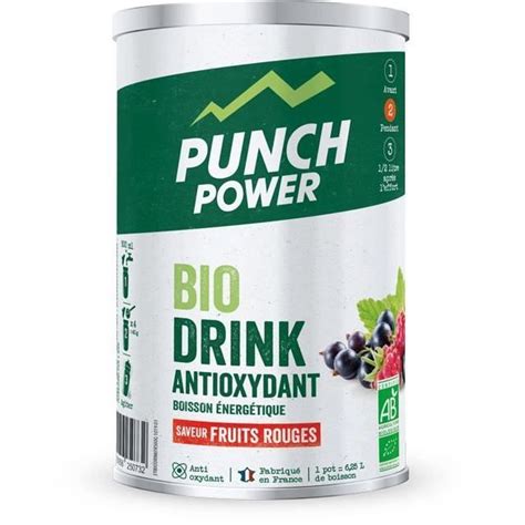 Punch Power Biodrink Antioxydant Fruits Rouges 500g Cdiscount Sport