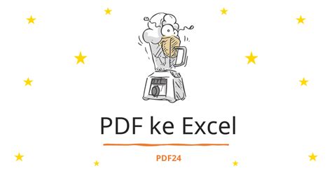 Konverter PDF ke Excel - cepat, online, gratis - PDF24