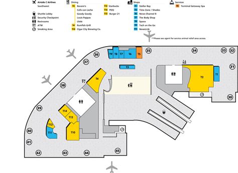 Map Tampa Florida Airport
