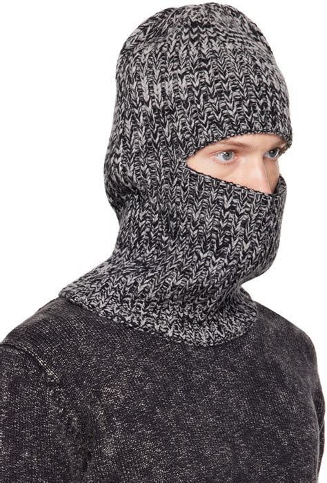 A PERSONAL NOTE 73 Gray Ribbed Balaclava