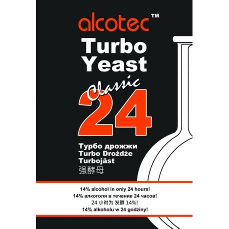 Alcotec Classic 24 Turbo Yeast Pack Of 50 Sachets