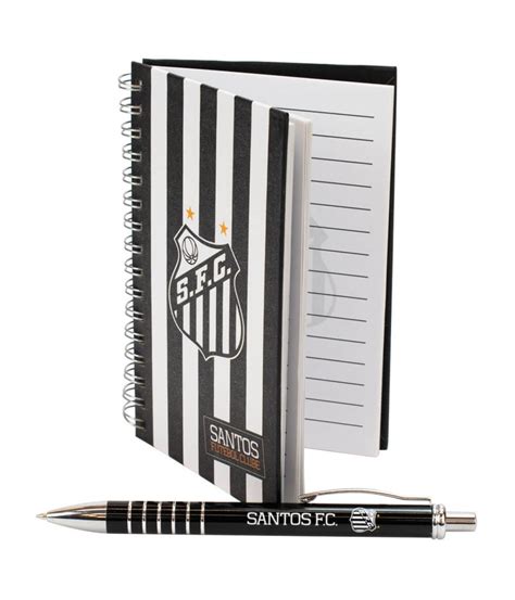 Caneta Roller Pen De Metal Caderno Santos HT208 4 B Minas De