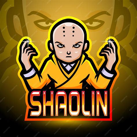 Premium Vector Shaolin Esport Logo Mascot Design