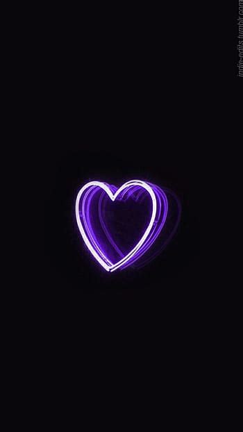 Glowing Multi Color Repeating Neon Breaking Heart Loop Broken Heart