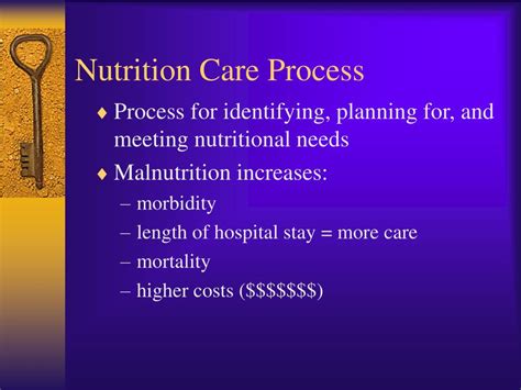 Ppt The Nutrition Care Process Driving Effective Intervention And