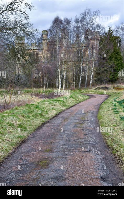 Abandoned And Derelict Crawford Priory Near Cupar Fife Scotland Uk