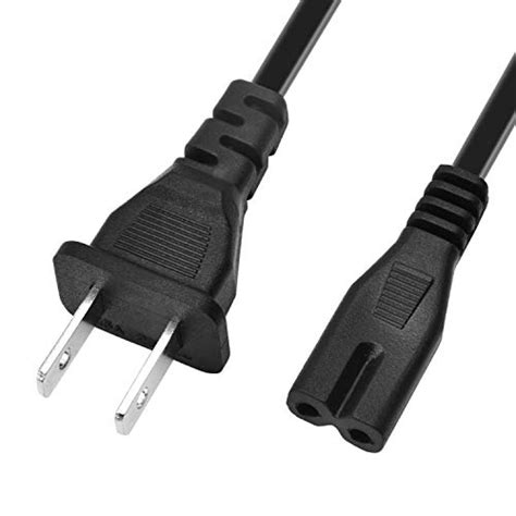 Bestland Slot Power Cord Prong Ac Wall Cable For Led Lcd Tv Hp