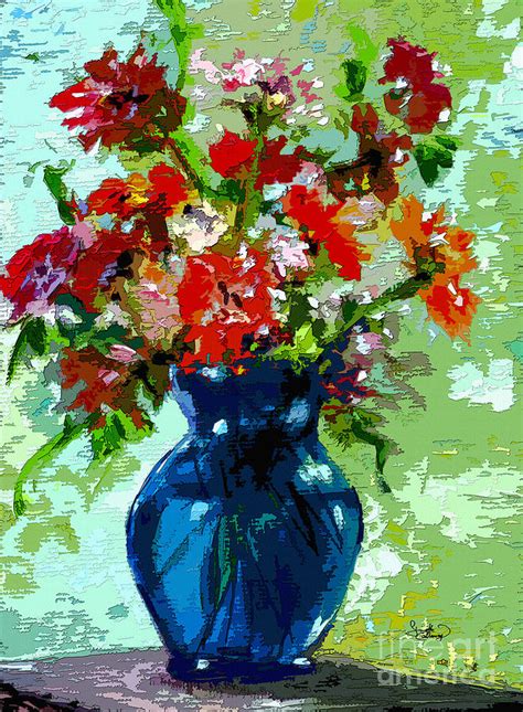 Abstract Paintings Of Flower Vases