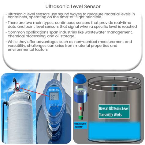ultrasonic level sensor   works application advantages