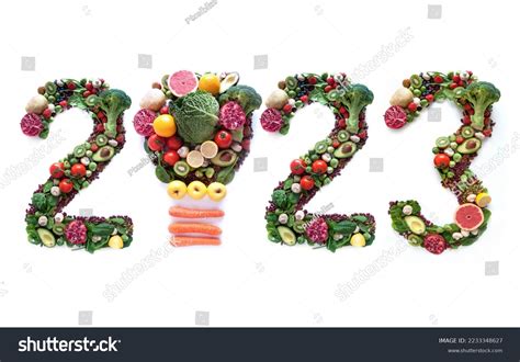 2023 Made Fruits Vegetables Including Light Stock Photo 2233348627 ...